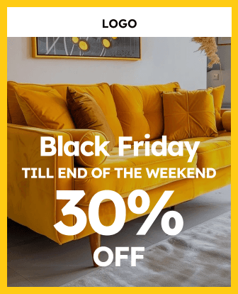 Dynamic creative with price, discount and campaign labels